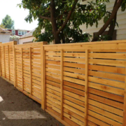 wood fencing